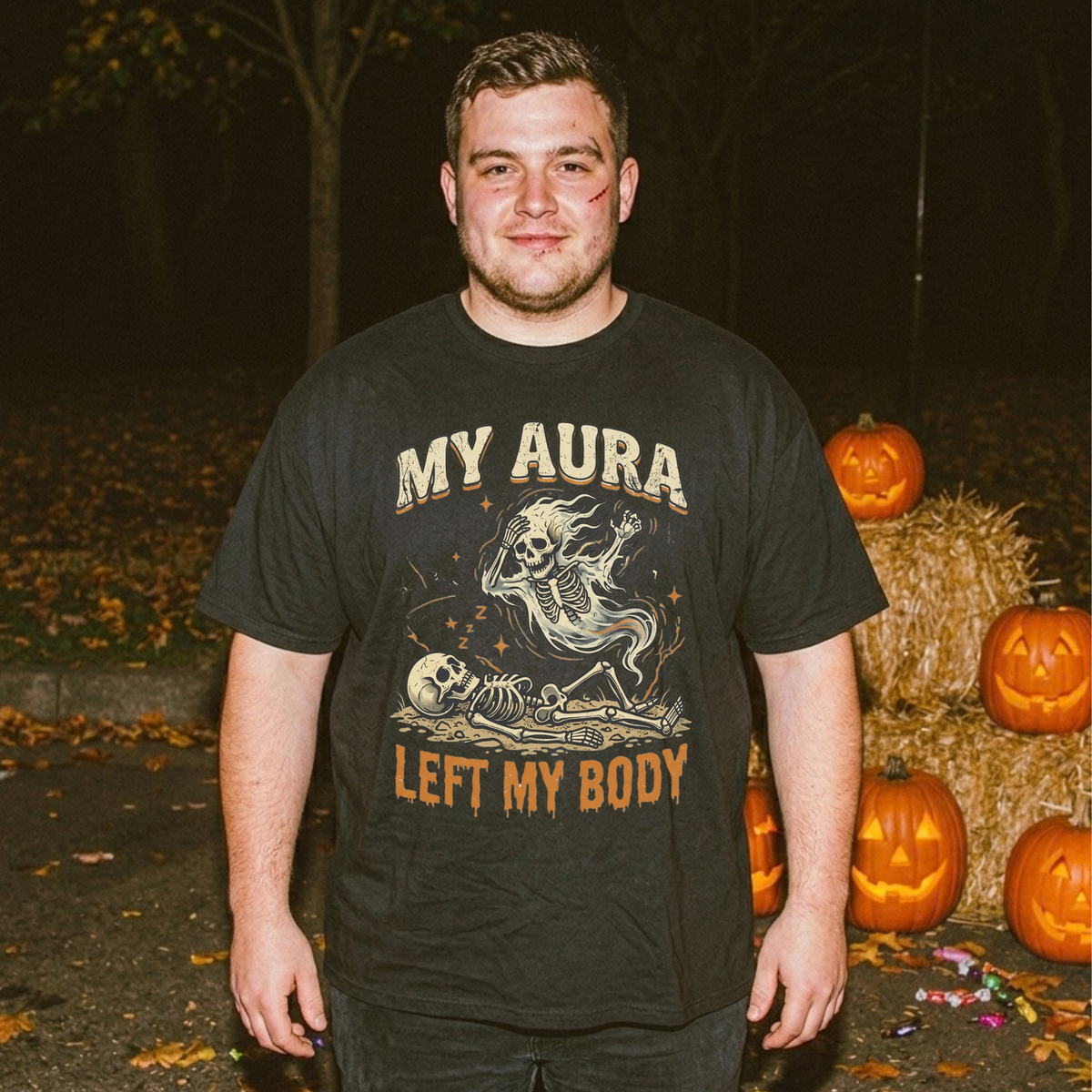 MY AURA LEFT MY BODY T-Shirt